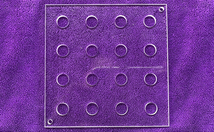 石英玻璃片打孔